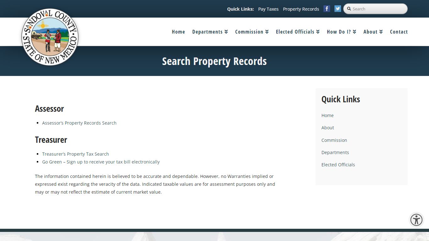 Search Property Records | Sandoval County of New Mexico